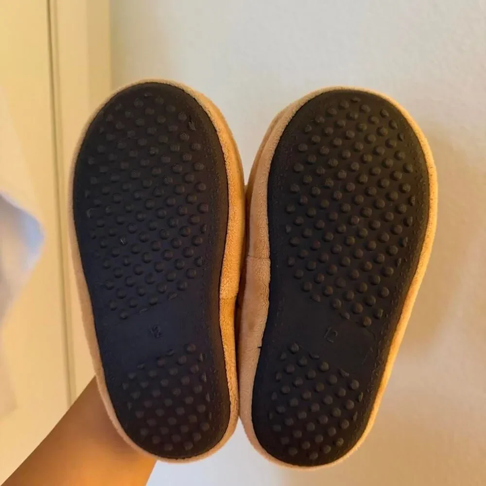 Pokemon Brown and Tan Slippers